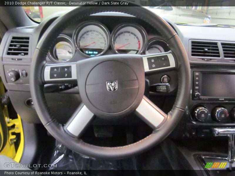 Detonator Yellow / Dark Slate Gray 2010 Dodge Challenger R/T Classic