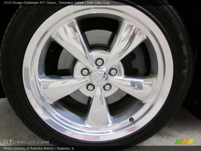 Detonator Yellow / Dark Slate Gray 2010 Dodge Challenger R/T Classic