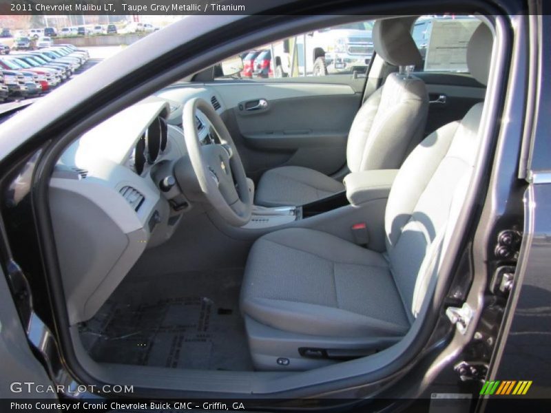 Taupe Gray Metallic / Titanium 2011 Chevrolet Malibu LT