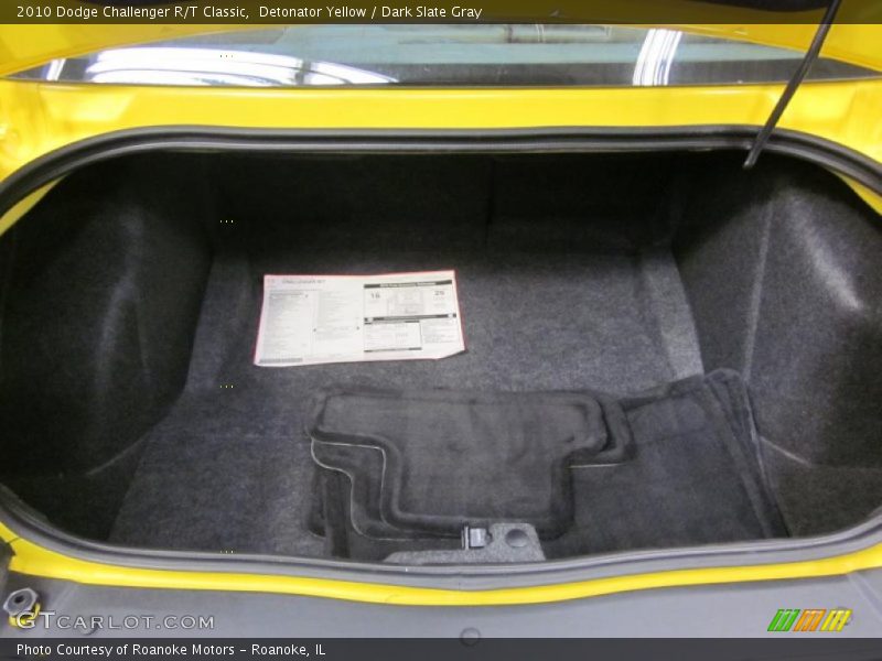 Detonator Yellow / Dark Slate Gray 2010 Dodge Challenger R/T Classic