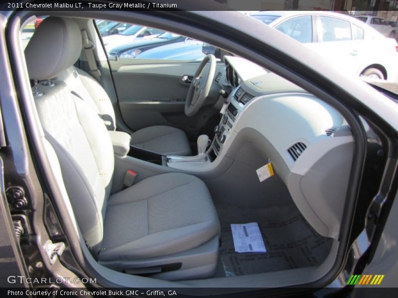 Taupe Gray Metallic / Titanium 2011 Chevrolet Malibu LT