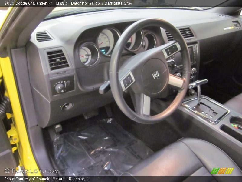 Detonator Yellow / Dark Slate Gray 2010 Dodge Challenger R/T Classic