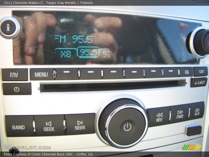 Taupe Gray Metallic / Titanium 2011 Chevrolet Malibu LT