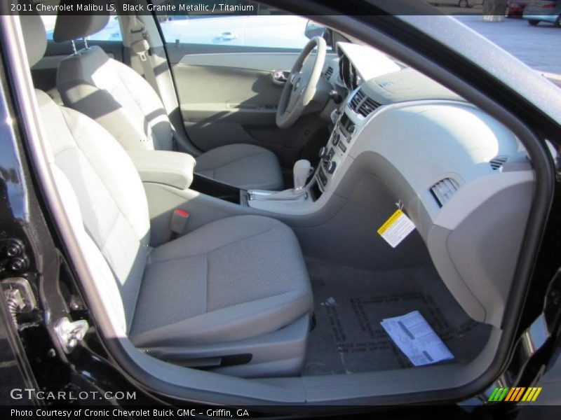 Black Granite Metallic / Titanium 2011 Chevrolet Malibu LS