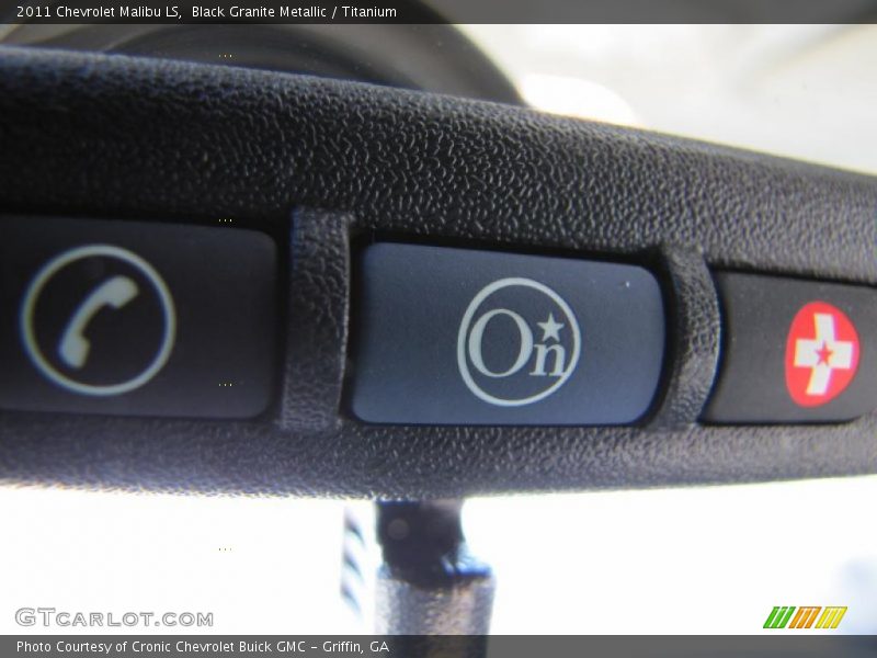 Black Granite Metallic / Titanium 2011 Chevrolet Malibu LS