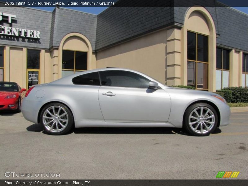Liquid Platinum / Graphite 2009 Infiniti G 37 Journey Coupe