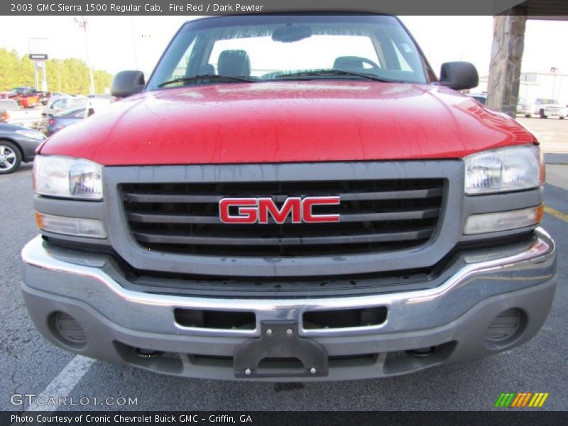 Fire Red / Dark Pewter 2003 GMC Sierra 1500 Regular Cab