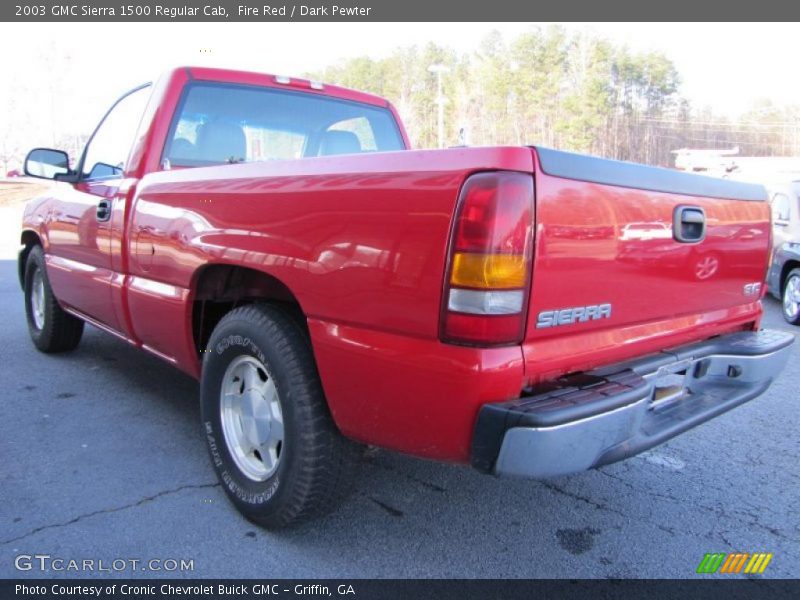 Fire Red / Dark Pewter 2003 GMC Sierra 1500 Regular Cab