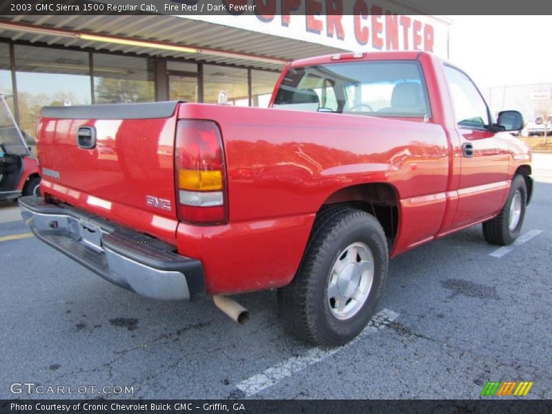 Fire Red / Dark Pewter 2003 GMC Sierra 1500 Regular Cab