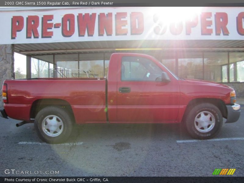 Fire Red / Dark Pewter 2003 GMC Sierra 1500 Regular Cab