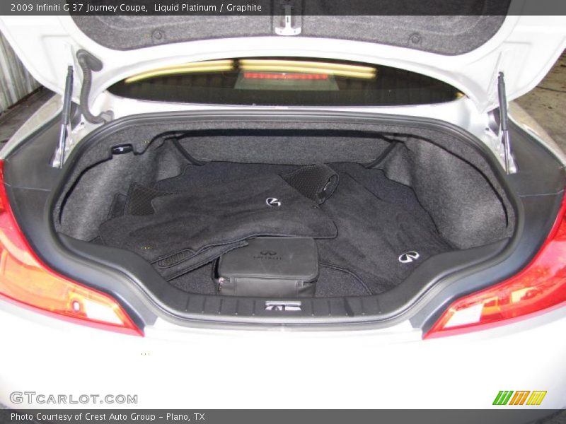  2009 G 37 Journey Coupe Trunk