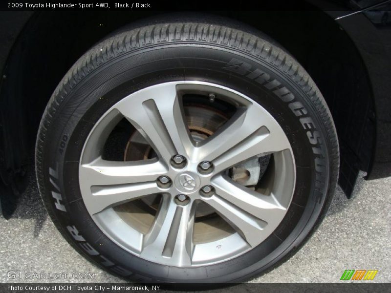 Black / Black 2009 Toyota Highlander Sport 4WD