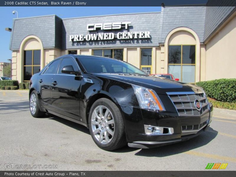 Black Raven / Ebony 2008 Cadillac CTS Sedan