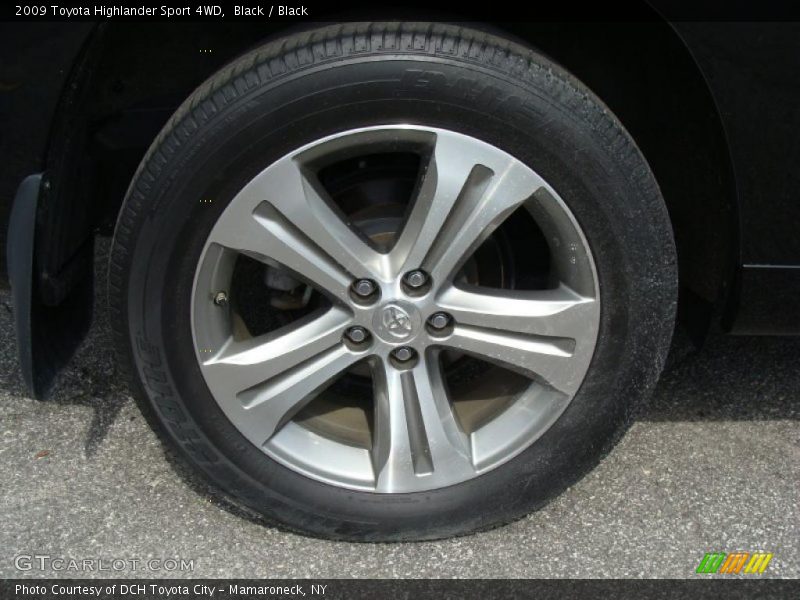 Black / Black 2009 Toyota Highlander Sport 4WD