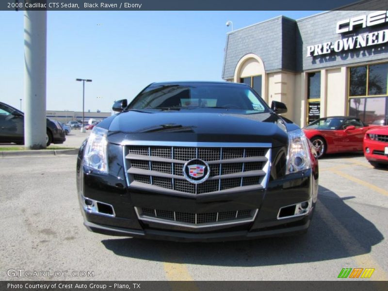 Black Raven / Ebony 2008 Cadillac CTS Sedan