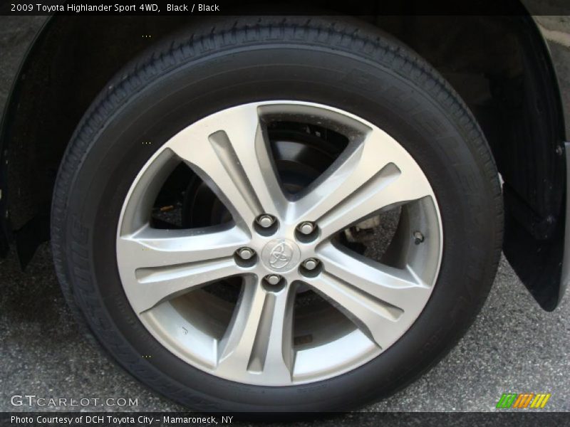 Black / Black 2009 Toyota Highlander Sport 4WD