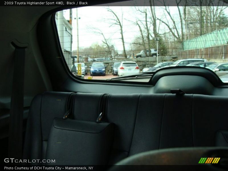 Black / Black 2009 Toyota Highlander Sport 4WD