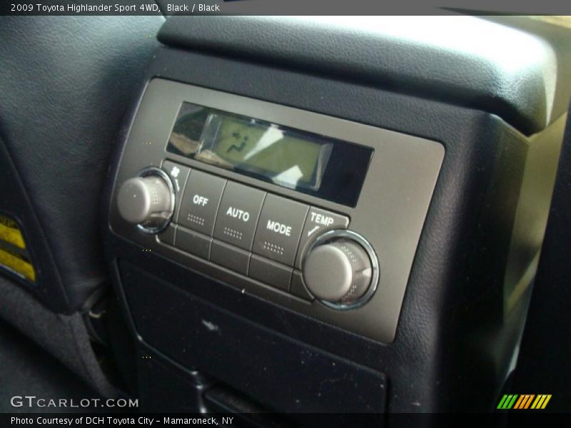 Black / Black 2009 Toyota Highlander Sport 4WD