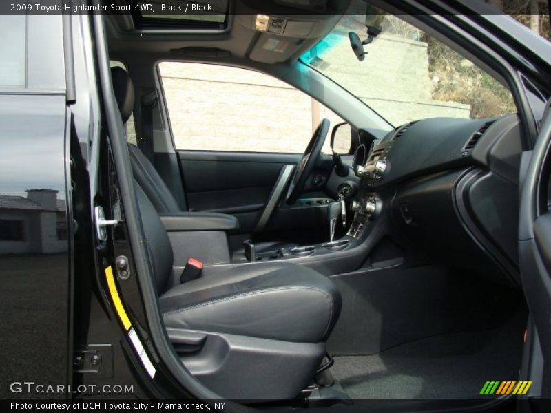 Black / Black 2009 Toyota Highlander Sport 4WD