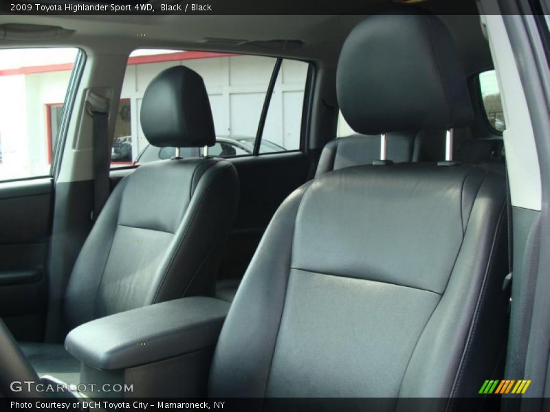 Black / Black 2009 Toyota Highlander Sport 4WD