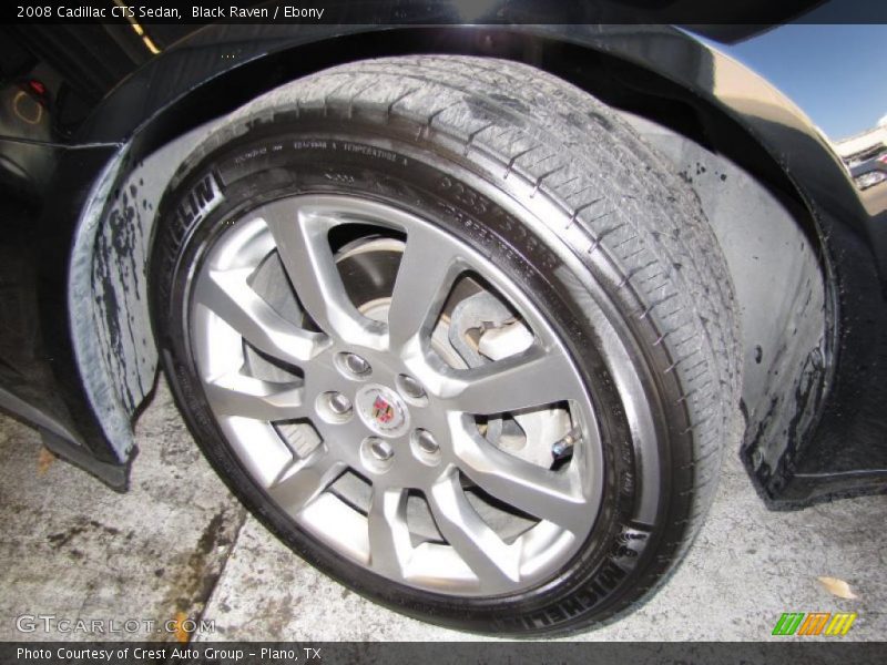 Black Raven / Ebony 2008 Cadillac CTS Sedan