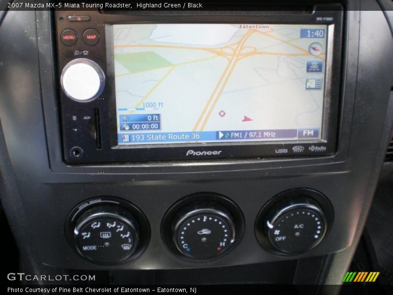 Controls of 2007 MX-5 Miata Touring Roadster