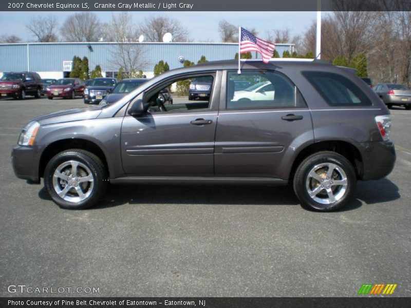 Granite Gray Metallic / Light Gray 2007 Chevrolet Equinox LS