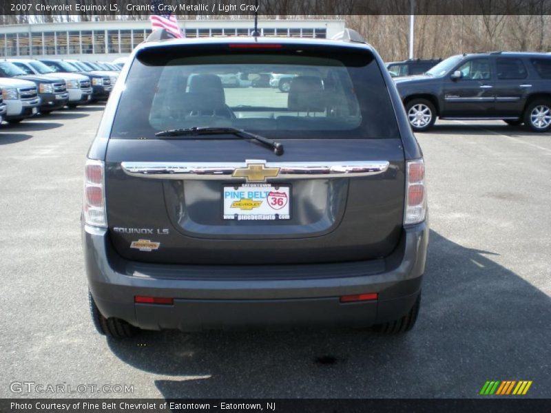 Granite Gray Metallic / Light Gray 2007 Chevrolet Equinox LS