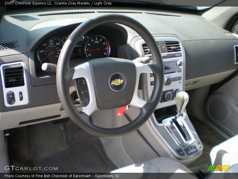 Granite Gray Metallic / Light Gray 2007 Chevrolet Equinox LS