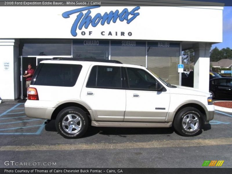 White Suede / Camel 2008 Ford Expedition Eddie Bauer
