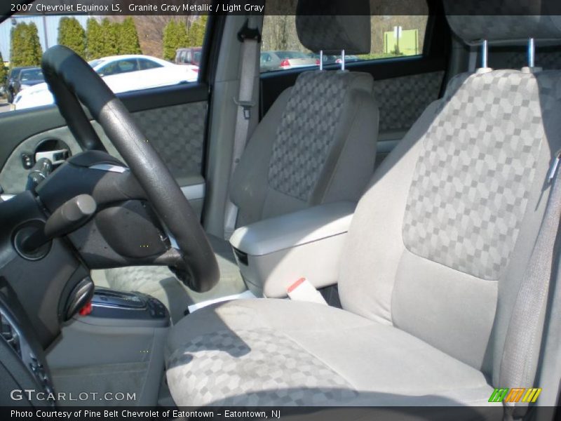 Granite Gray Metallic / Light Gray 2007 Chevrolet Equinox LS