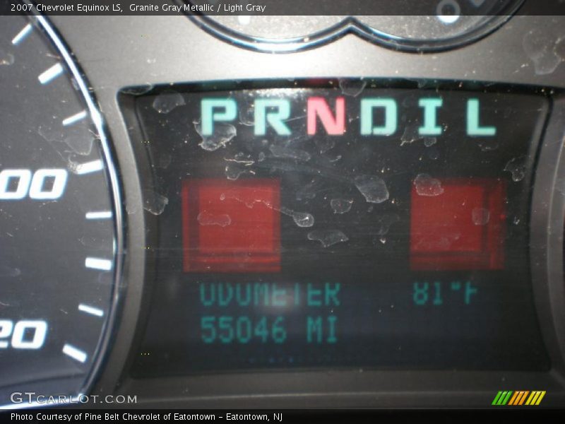 Granite Gray Metallic / Light Gray 2007 Chevrolet Equinox LS