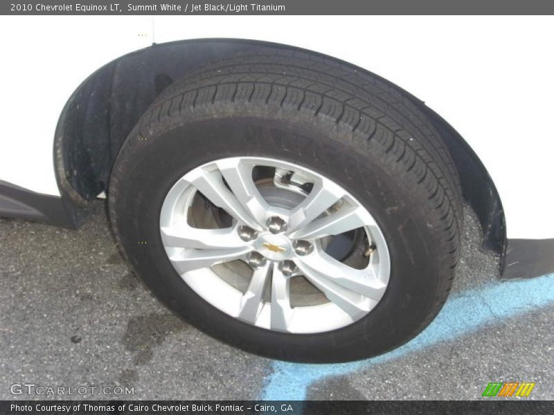 Summit White / Jet Black/Light Titanium 2010 Chevrolet Equinox LT