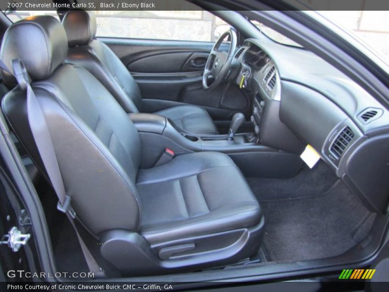  2007 Monte Carlo SS Ebony Black Interior