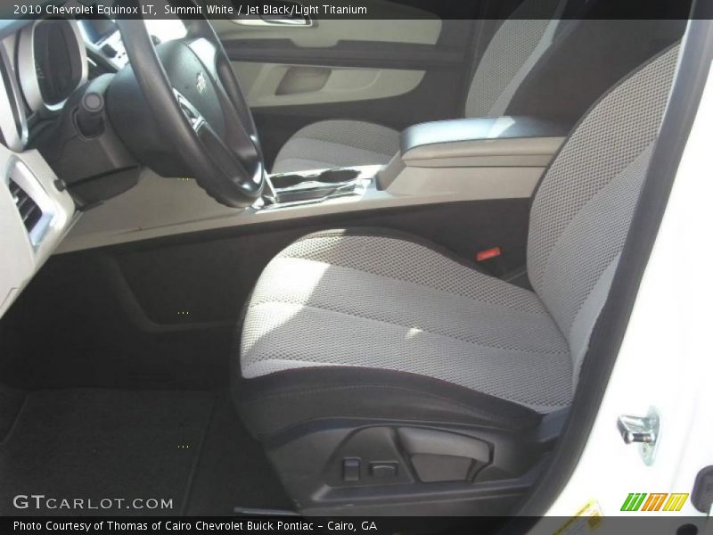Summit White / Jet Black/Light Titanium 2010 Chevrolet Equinox LT