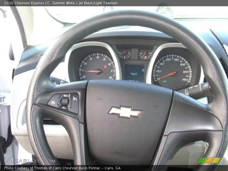 Summit White / Jet Black/Light Titanium 2010 Chevrolet Equinox LT