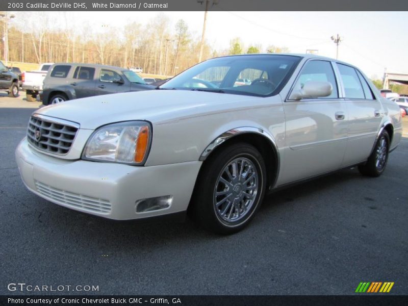 White Diamond / Oatmeal 2003 Cadillac DeVille DHS