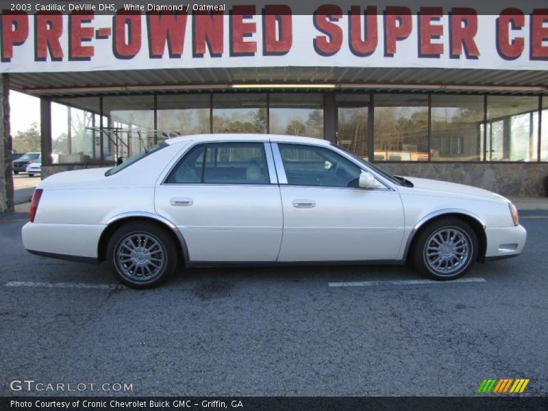 White Diamond / Oatmeal 2003 Cadillac DeVille DHS