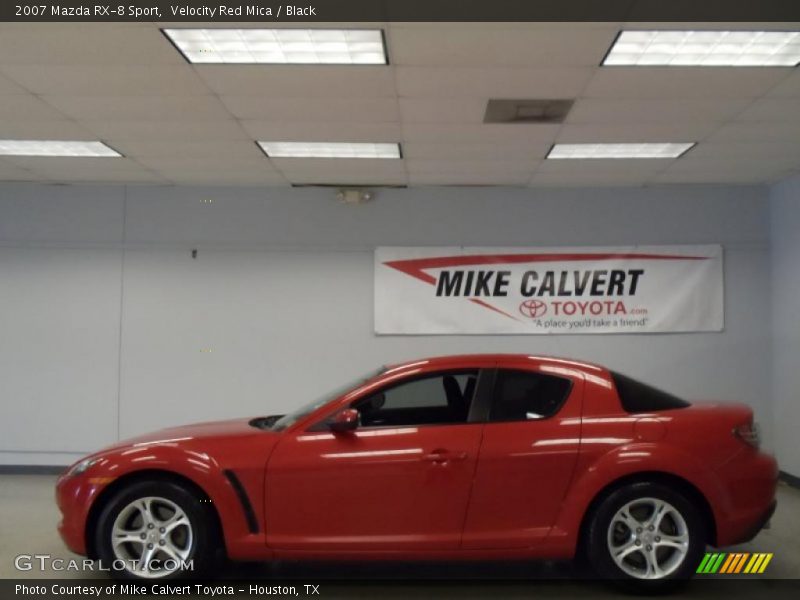 Velocity Red Mica / Black 2007 Mazda RX-8 Sport
