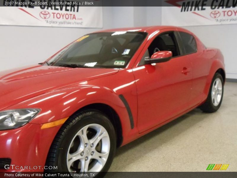 Velocity Red Mica / Black 2007 Mazda RX-8 Sport
