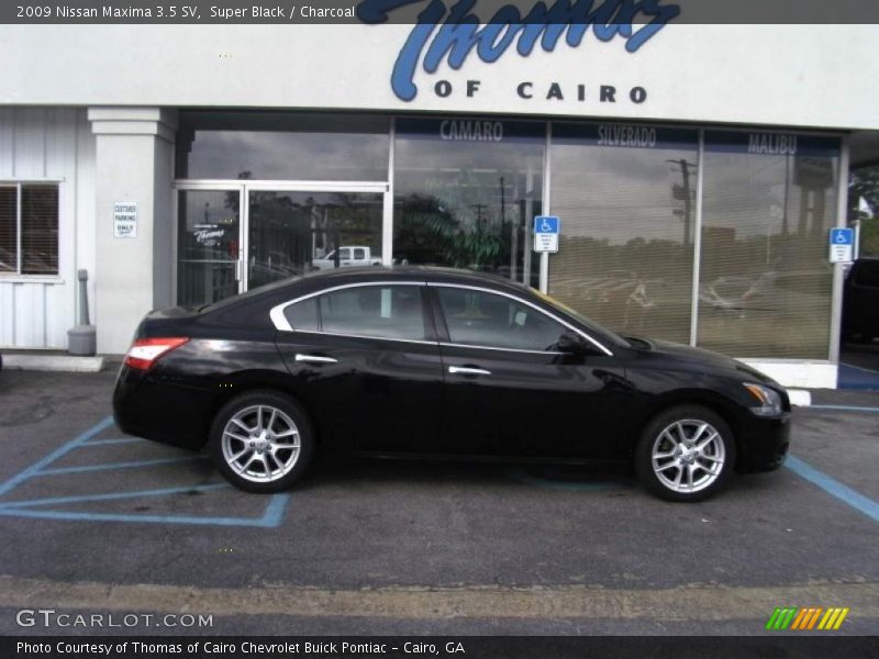 Super Black / Charcoal 2009 Nissan Maxima 3.5 SV
