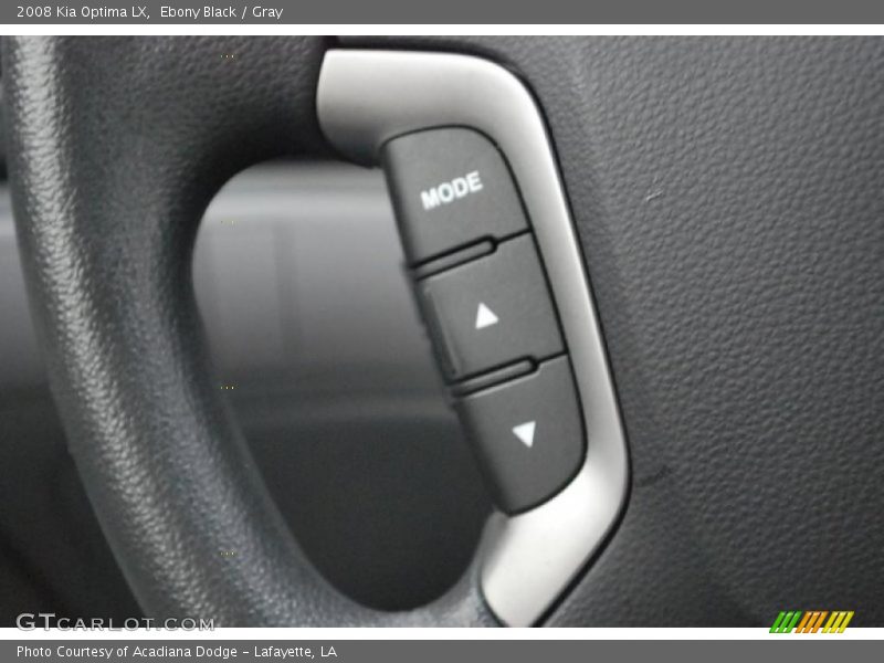 Ebony Black / Gray 2008 Kia Optima LX