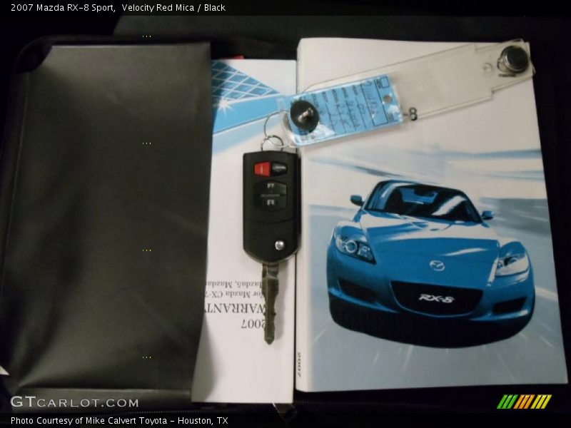 Velocity Red Mica / Black 2007 Mazda RX-8 Sport