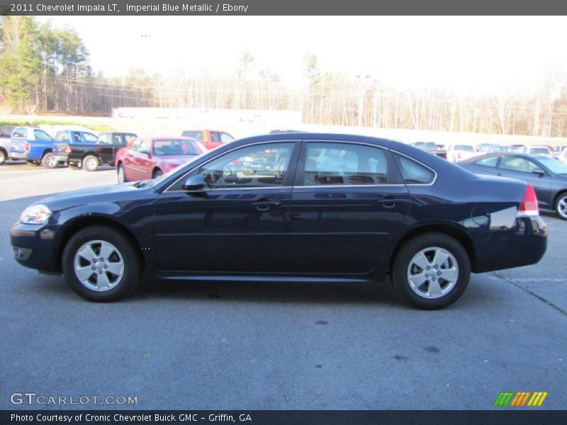 Imperial Blue Metallic / Ebony 2011 Chevrolet Impala LT