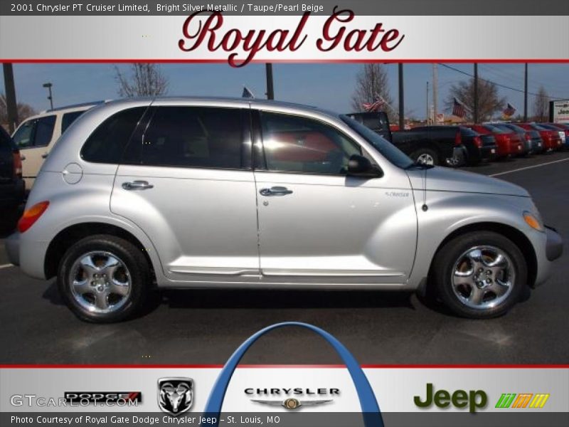 Bright Silver Metallic / Taupe/Pearl Beige 2001 Chrysler PT Cruiser Limited