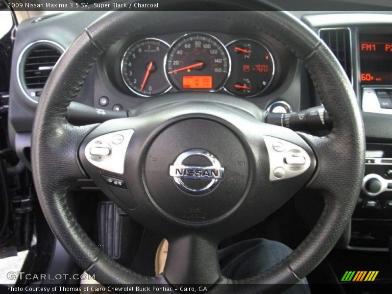 Super Black / Charcoal 2009 Nissan Maxima 3.5 SV