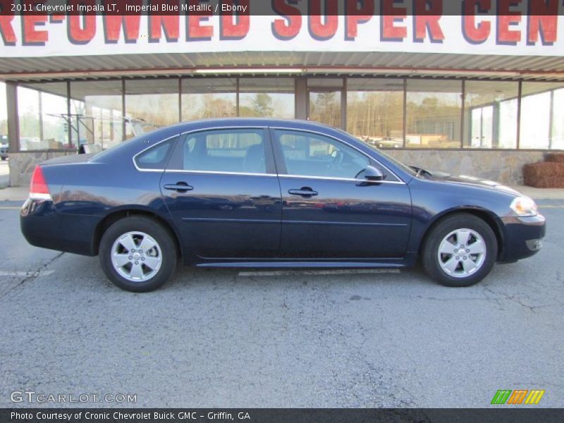 Imperial Blue Metallic / Ebony 2011 Chevrolet Impala LT
