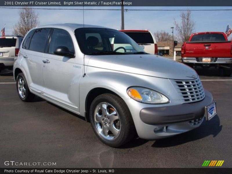 Bright Silver Metallic / Taupe/Pearl Beige 2001 Chrysler PT Cruiser Limited