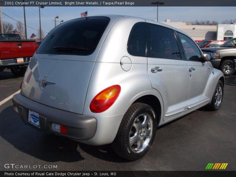 Bright Silver Metallic / Taupe/Pearl Beige 2001 Chrysler PT Cruiser Limited