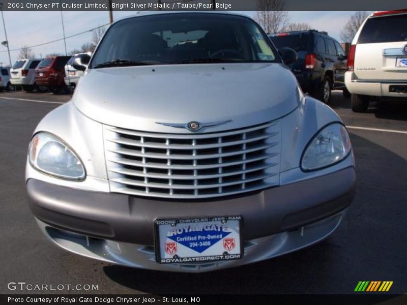 Bright Silver Metallic / Taupe/Pearl Beige 2001 Chrysler PT Cruiser Limited